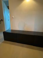 Ikea Besta TV Meubel Zwart-Bruin, Huis en Inrichting, Kasten | Televisiemeubels, Ophalen, Kunststof, Gebruikt, 150 tot 200 cm