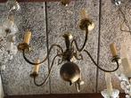 Antieke koperen kroonluchter, Huis en Inrichting, Lampen | Kroonluchters, Ophalen, Zo goed als nieuw