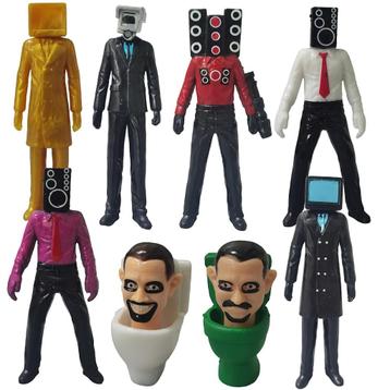 Skibidi toilet beatbox figuren 12 stuks beschikbaar voor biedingen