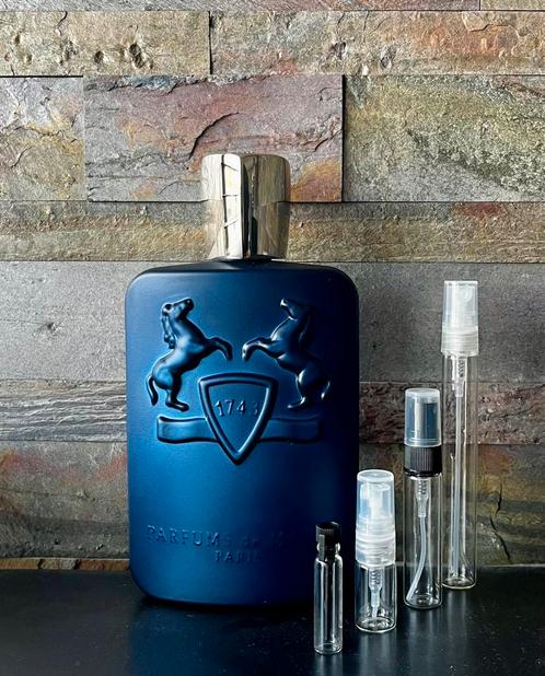 Parfums de Marly Layton sample, Sieraden, Tassen en Uiterlijk, Uiterlijk | Parfum, Zo goed als nieuw, Ophalen of Verzenden