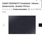 Candy CIES55MCTT/1 Inductie Kookplaat - Nieuw!, Witgoed en Apparatuur, Kookplaten, Nieuw, Inbouw, Inductie, 4 kookzones