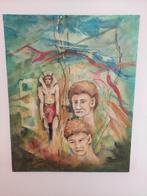 Schilderij geschilderd door Oscar Lormans, Antiek en Kunst, Kunst | Schilderijen | Klassiek, Ophalen