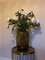 Cheetah vaas bruin M van Vase the World, Huis en Inrichting, Ophalen, Overige kleuren, Minder dan 50 cm, Glas