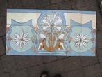 Unieke jugendstil geveltegels 48 cm hoog, vorstbestendig, Doe-het-zelf en Verbouw, Metselstenen, Ophalen, Nieuw, Overige typen