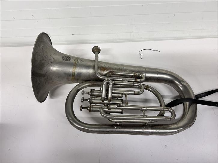 A6935. Tuba / Bariton hoorn, Melchior de Vries, pre-1940, Be, Muziek en Instrumenten, Blaasinstrumenten | Tuba's, Gebruikt, Es-tuba