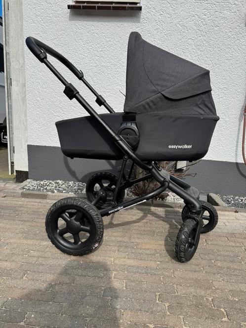 Easywalker 2, premium black, off road banden wandelwagen, Kinderen en Baby's, Kinderwagens en Combinaties, Zo goed als nieuw, Overige merken