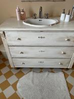 Wastafelkast engels klassiek antiek, Ophalen, Gebruikt, 50 tot 100 cm, 3 of 4 laden