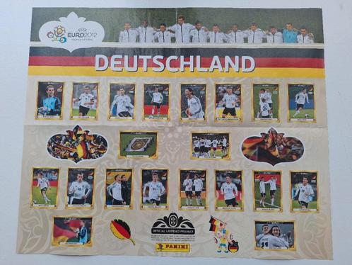 Panini Euro 2012 poster Duitsland, Verzamelen, Sportartikelen en Voetbal, Zo goed als nieuw, Poster, Plaatje of Sticker, Buitenlandse clubs