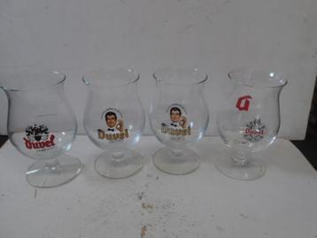 Duvel bier glazenset (nr.1) 4 stuks beschikbaar voor biedingen