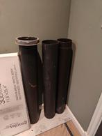 Kachelpijp 150mm 3 meter buis + verloop naar 150/200 dubbelw, Ophalen, Minder dan 2 meter, 80 mm of meer