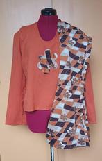 Hippie outfit jaren 70 broek, tuniek. mt S/M Carnaval, Ophalen of Verzenden, Gedragen, Maat 38/40 (M), Carnaval