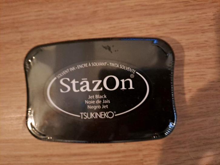 Stempelkussen StazOn  black Nieuw, Hobby en Vrije tijd, Kaarten | Zelf maken, Nieuw, Overige typen, Overige thema's, Ophalen of Verzenden