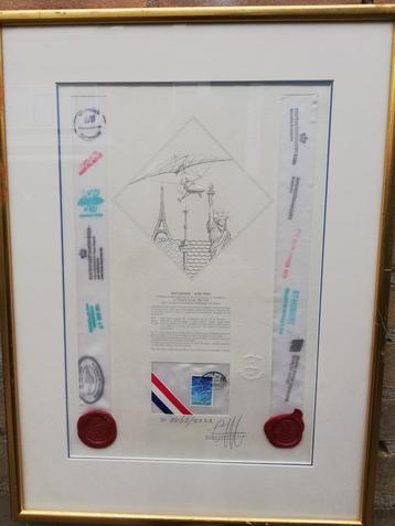 R'dam - New York certificaat. *Zie foto's/tekst.  beschikbaar voor biedingen