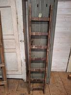 Oude ladder laddertje trappetje plukladder trap brocante, Antiek en Kunst, Ophalen of Verzenden