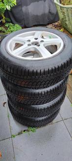 Winterbanden Continental set met velgen, Auto-onderdelen, Ophalen, Gebruikt, 16 inch, Banden en Velgen
