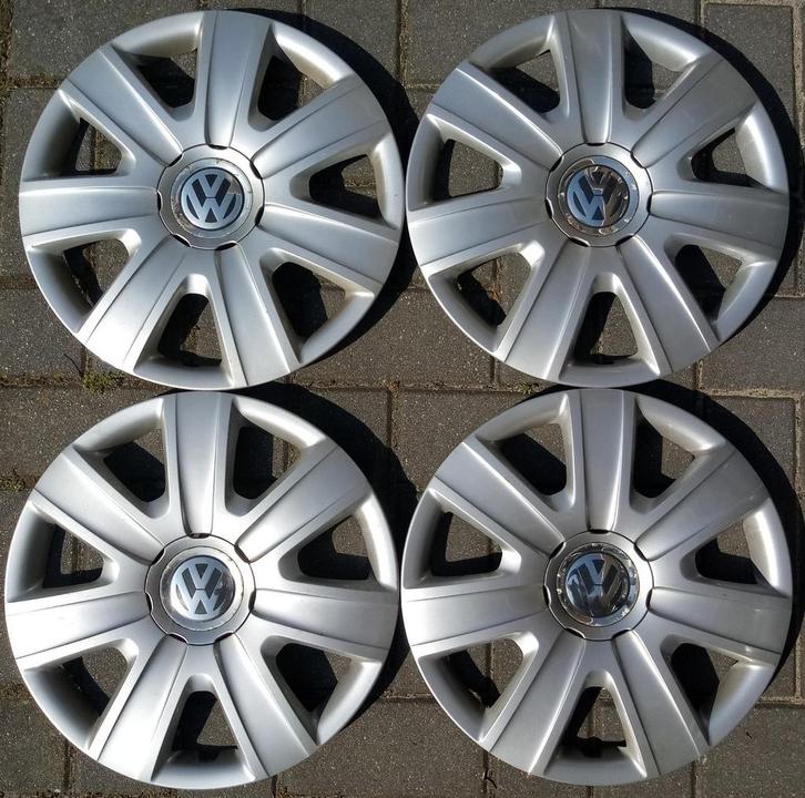 # Nette Set VW Volkswagen Wieldoppen 14 inch o.a Polo Fox #, Auto diversen, Wieldoppen, Ophalen of Verzenden