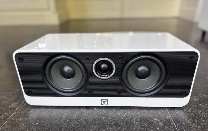Nette Q Acoustics 2000Ci center speaker – wit, Audio, Tv en Foto, Luidsprekers, Gebruikt, Center speaker, 60 tot 120 watt, Overige merken
