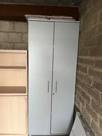 Grijze 2-deurs kast, koopje, Ophalen, Gebruikt