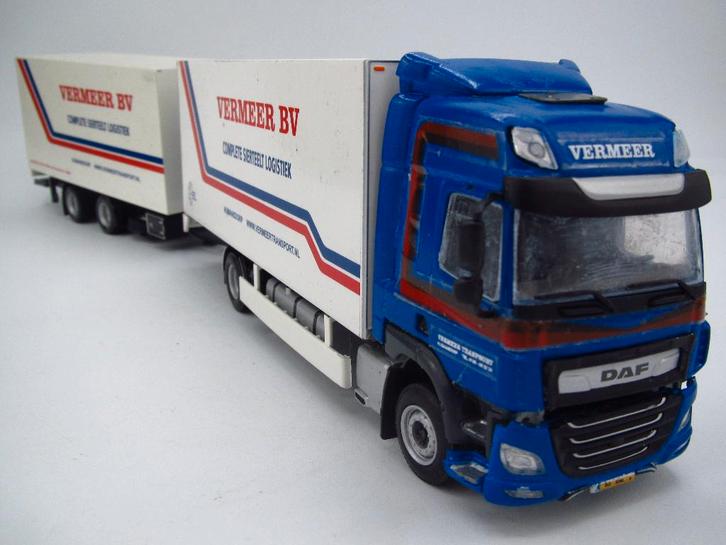 WSI - DAF CF Combi '' Vermeer Numansdorp '' 1:50, Hobby en Vrije tijd, Modelauto's | 1:50, Gebruikt, Bus of Vrachtwagen, Wsi, Ophalen of Verzenden