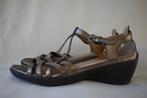 Sep'25 ECCO maat 37 sandalen leder NIEUWSTAAT, ECCO, Zo goed als nieuw, Sandalen of Muiltjes, Ophalen of Verzenden