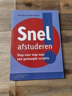 Snel Afstuderen - Scriptieboek, Zo goed als nieuw, Erik Feijen en Pepijn Trietsch, Alpha, HBO