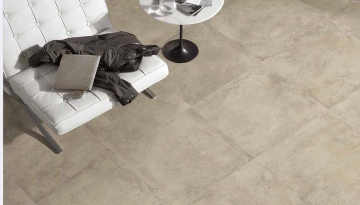 Keramische vloertegel Timeless beige 60x601 ste keus €34,95, Doe-het-zelf en Verbouw, Tegels, Nieuw, Vloertegels, Keramiek, 60 cm of meer