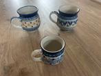 Bunzlau Theemokken - 3 stuks, Ophalen, Gebruikt, Overige stijlen, Kop(pen) en/of Schotel(s)