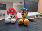 Paw Patrol knuffels Chase en Marshal, Ophalen of Verzenden, Zo goed als nieuw, Hond