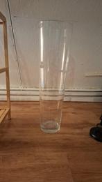 Hoge vaas 60 cm ongeveer, Huis en Inrichting, Woonaccessoires | Vazen, Ophalen, Overige kleuren, 50 tot 75 cm, Glas