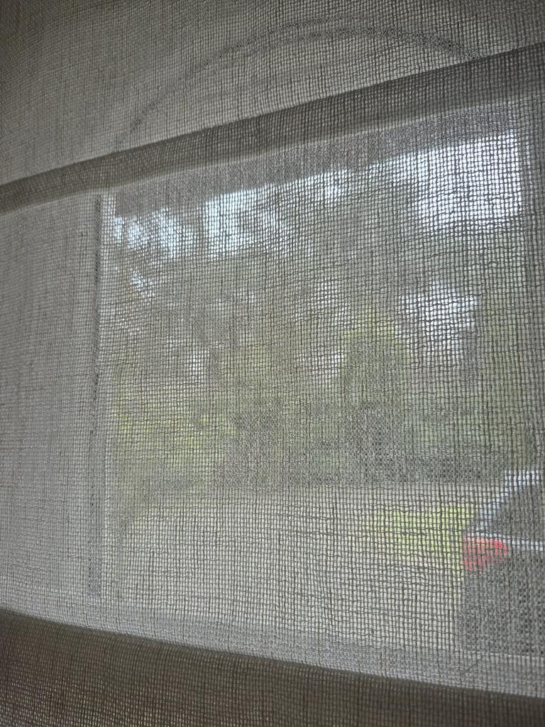 Gloednieuw! Coupage rol gordijn van 20 meter, Hobby en Vrije tijd, Stoffen en Lappen, Ophalen, 120 cm of meer, Wit, Nieuw