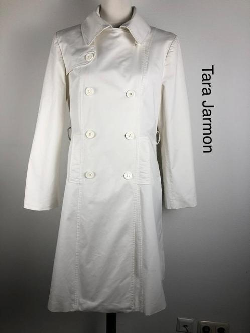 Tara Jarmon Trenchcoat  (mt: 40) 28,4/8166, Kleding | Dames, Jassen | Zomer, Zo goed als nieuw, Maat 38/40 (M), Beige, Ophalen of Verzenden