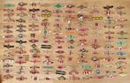 Circa 150 Nederlandse sigarenbandjes 50/60-er jaren, Ophalen of Verzenden, Gebruikt, Sigarenbandjes