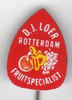 Speldje D J LOER FRUITSPECIALIST ROTTERDAM (A8), Verzamelen, Verzenden, Gebruikt, Overige onderwerpen