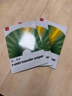 T-shirt transfer printer papier 3x, Nieuw, Ophalen of Verzenden