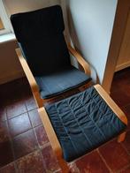 IKEA POÄNG, Ophalen, Overige materialen, Zwart, Zo goed als nieuw