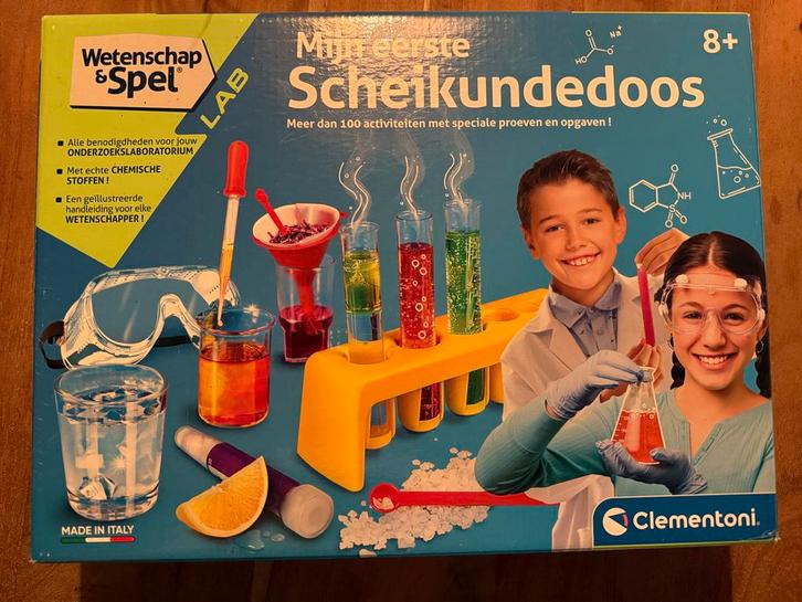 Clementoni Scheikundedoos - Mijn Eerste Lab, Kinderen en Baby's, Speelgoed | Educatief en Creatief, Gebruikt, Ontdekken, Ophalen of Verzenden