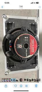 1x P-audio Yan18-600s sub speaker, Overige merken, Gebruikt, Overige typen, Ophalen of Verzenden