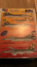 F-16 decals 1/72, Hobby en Vrije tijd, Ophalen of Verzenden, Zo goed als nieuw, 1:72 tot 1:144, Overige merken