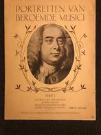 Vintage Mapje van 4 Beroemde Componisten Bach , Beethoven., Boeken, Muziek, Ophalen of Verzenden, Zo goed als nieuw, Algemeen