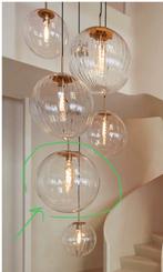 2x Light&Living hanglamp Medina 30cm helder glas, Glas, Ophalen