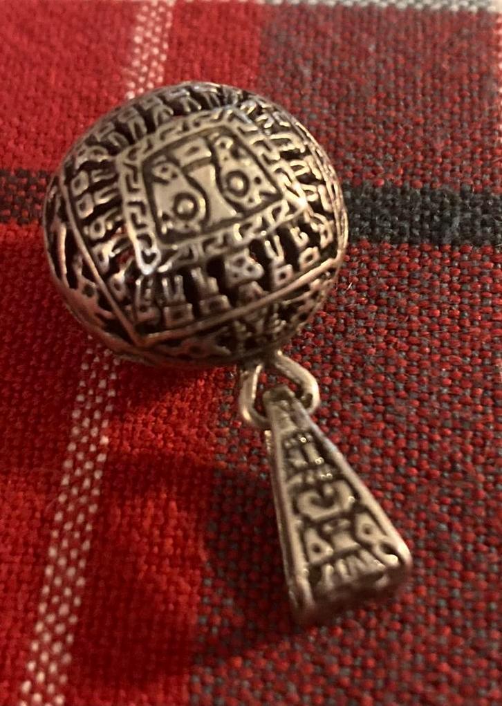 Zilveren wereldbol, Sieraden, Tassen en Uiterlijk, Bedels, Nieuw, Overige merken, Zilver, Verzenden