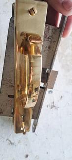 Antiek Koperen Deurkruk Beslag, Doe-het-zelf en Verbouw, Ophalen, Gebruikt, Koper of Messing, Klink of Kruk