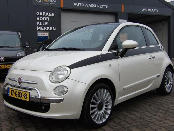 Fiat 500 1.2 Lounge (bj 2008), Auto's, Fiat, Bedrijf, Te koop, ABS, Airbags, Airconditioning, Alarm, Centrale vergrendeling, Elektrische buitenspiegels