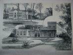 119 / Santpoort Velzerbeek /  Spaarnberg   Litho 1876, Antiek en Kunst, Kunst | Litho's en Zeefdrukken, Ophalen of Verzenden