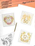 Lanarte Borduurpakket Jubileum kaarten DMC borduurgaren, Ophalen of Verzenden, Nieuw, Handborduren, Borduurpakket