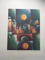 Leeuwarden Naauw Tontjespijp Bauke Weistra, Antiek en Kunst, Kunst | Litho's en Zeefdrukken, Ophalen of Verzenden
