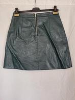 Stoere blauwe nep leren rok mt M merk Zara Basic, Maat 38/40 (M), Blauw, ., Ophalen of Verzenden