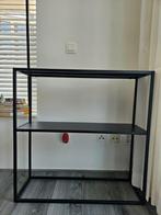 Zwarte sidetable, ook als set + salontafel en bijzettafel, Ophalen, Gebruikt