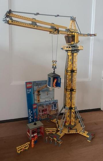 Lego City 9705 - hijskraan met werkcontainer en dixie beschikbaar voor biedingen