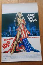 FILMPOSTER   NEW YORK NIGHTS   1984, Verzamelen, Posters, Gebruikt, Ophalen of Verzenden, Rechthoekig Staand, Film en Tv